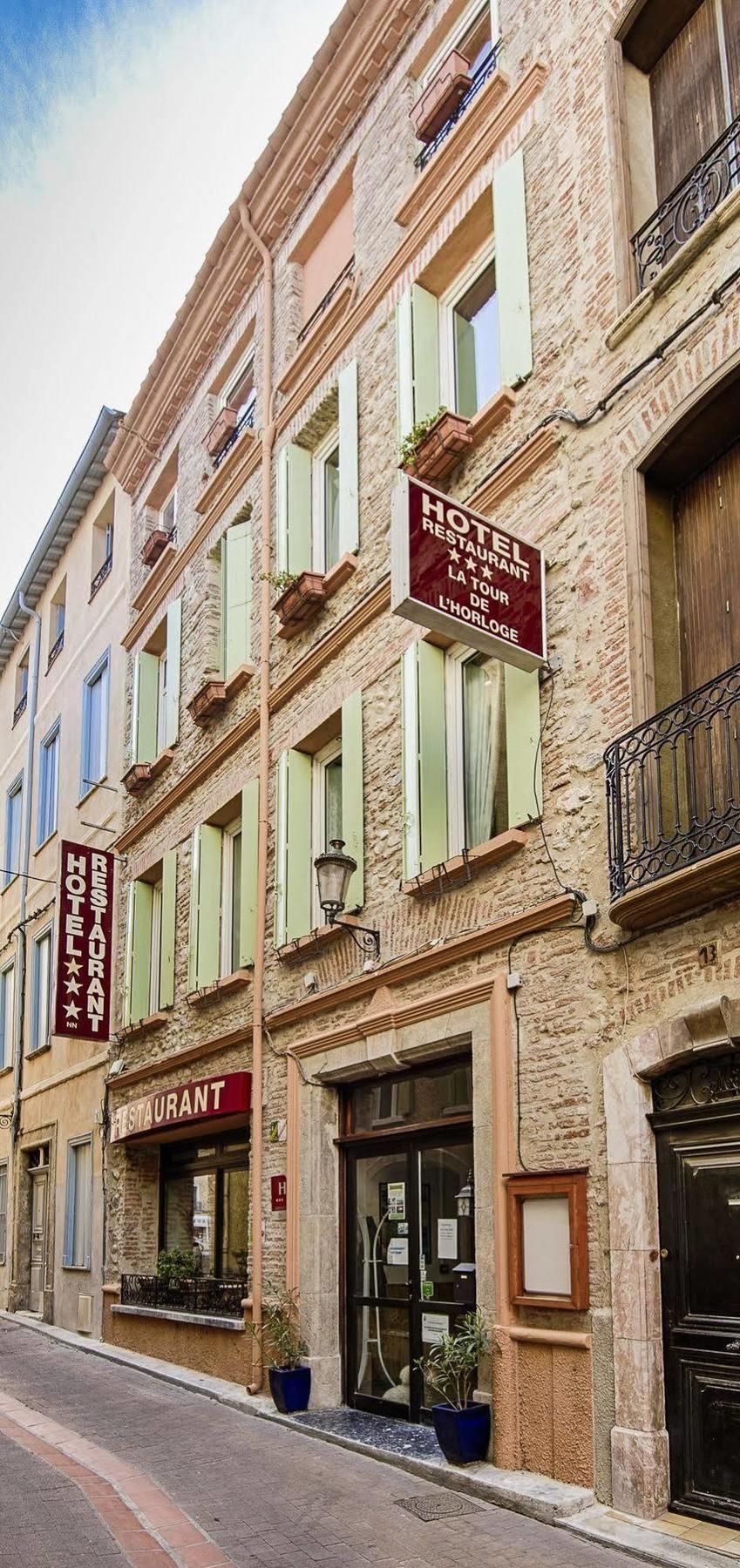 Hotel" La Tour De L'Horloge " Rivesaltes Dış mekan fotoğraf